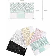 Astraltech Android ve Ios Uyumlu Bluetooth Klavye Touchpad Slim Kablosuz Wifi Q Klavye