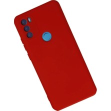 Renas Store Newface General Mobile Gm 21 Plus Kılıf Nano Içi Kadife Silikon - Kırmızı