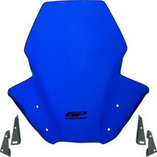 GP Kompozit Yamaha MT-07 2018-2020 Uyumlu Ön Cam Mavi - 38 cm