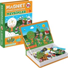 Renas Store Üreticiniz 1505 Dıytoy, Magnet Hikaye Oluşturma - Mevsimler / +3 Yaş