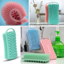 Uravas Store Kendiliğinden Askılı Peeling ve Masaj Etkili Silikon Banyo Vücut Fırçası (5047)