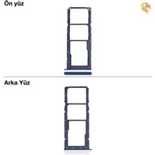 Arsking Galaxy A12 Sim Iç Yuvası Çiftli Mavi Çiftli Sim Yuvası Ikili Sim Tepsisi Çiftli Sim Aparatı Dual Sim Çekmecesi