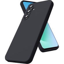 Bezos Galaxy S25 Fe Nano Içi Kadife Silikon - Siyah
