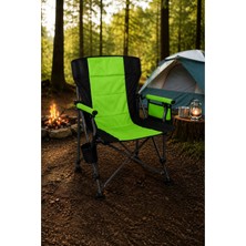 Vadi Kollu Katlanabilir Kamp Sandalyesi Bardaklıklı Outdoor Piknik Balıkçı Bahçe Koltuğu