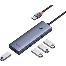 Hepta Collection Os-Baseus Ultrajoy Series 4-Port Hub Grey（usba To Usb3.0 * 4）