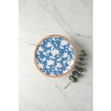 TeknoKapsül Mango Agacı Pasta Tabağı & Sunum Tabağı 20 cm Desenli