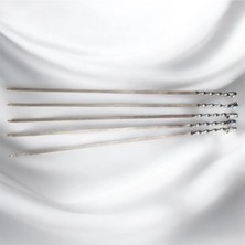 Yılmaz Nargile 5 Adet Yassı Mangal Şişi,domates Sebze Patlıcan Tavuk Kanat Şişi 50 cm ,yassı Şiş,galvaniz Şiş