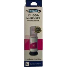 Kap Kaç Perfıx Pf T6643 - 6733  Kırmızı Şişeli Mürekkep (70 ml )