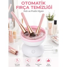 Renas Store Otomatik Makyaj Fırçası Temizleyici USB Destekli Taşınabilir Cihaz Yeni Nesil