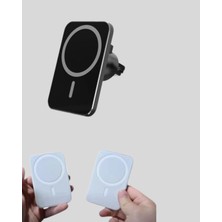 Astraltech Magsafe Araç Telefon Tutucu 15W Hızlı Şarj Type-C Girişli
