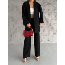 Exit Collection Kadın Ayrobin Düz Ikili Kimono Takım