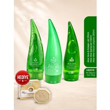 Bio Asia Aloe Vera Bakım Seti 3'lü - Şampuan + Kolajen Jel + Vücut Losyonu (+ Hediye Sabun)