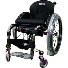 Poylin P153 Titanyum Aktif Tekerlekli Sandalye