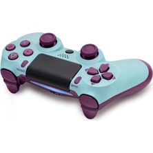 Renas Store Ps4 Uyumlu Kablosuz Gamepad Oyun Kolu - Mor Turkuaz ND400E