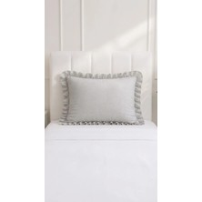 Fırfırlı Ranforce Kumaş Yastık Kılıfı 50 x 70