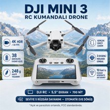 Djıı Otomatik Eve Dönüş Gerçek Dikey Çekim Mini 3 Rc Kumandalı Drone