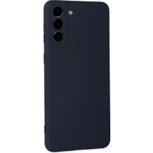 Renas Store Newface Samsung Galaxy S21 Plus Kılıf Nano Içi Kadife Silikon - Lacivert