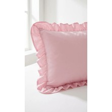 Fırfırlı Ranforce Kumaş Yastık Kılıfı 50 x 70
