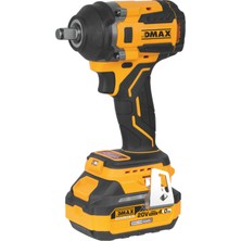 Dmax DMX3008 20V Akülü Darbeli Somun Sıkma 550 Nm Fırçasız 4.0AH Çift Akülü