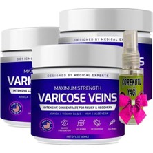 TeknoKapsül Varcse Vnis Purple Bakım Kremi 100 ml x 3 Adet + Çörek Otu Yağı 30 ml