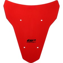GP Kompozit Yamaha MT-07 Tracer 2020-2024 Uyumlu Ön Cam Kırmızı - 37 cm