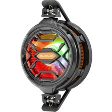 Renas Store Manyetik Klipsli Magsafe Uyumlu Telefon Tablet Soğutucu Fan 15W Rgb Siyah HDX4382