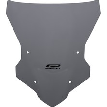 GP Kompozit Yamaha MT-09 Tracer 2018-2020 Uyumlu Ön Cam Gri - 40 cm