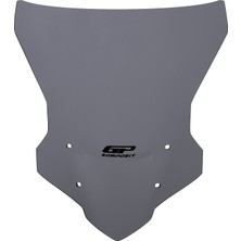GP Kompozit Yamaha MT-09 Tracer 2015-2017 Uyumlu Ön Cam Gri - 40 cm