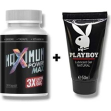 Kap Kaç Maximum Power Max 3x Erkeklere Çok Özel 30LU Muzice Kayganlaştırıcı Jel 50 ml