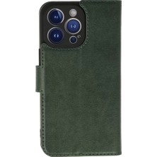 Renas Store Apple iPhone 13 Pro Max Kılıf Trend S Plus Kapaklı Kılıf - Yeşil