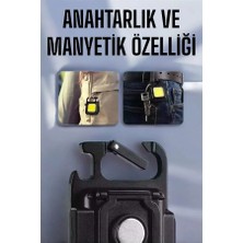 Valor Anahtarlık Çok Amaçlı Mıknatıslı Taşınabilir Işık LED Şarjlı