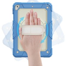 TeknoKapsül iPad 5 Air 9.7 Kılıf Strap New Tablet Kapak - Mavi