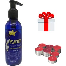 TeknoKapsül Playboy Pure Edible Vanilyalı Mum Dinlendiri Vücut Masaj Yağı 120 ml