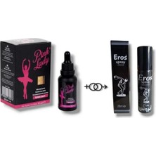 Kap Kaç Eros Pink Lady Kadınlara Özel Damla + Eros Sprey