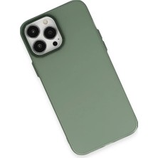Renas Store Newface Iphone 13 Pro Max Kılıf Modos Metal Kapak - Koyu Yeşil