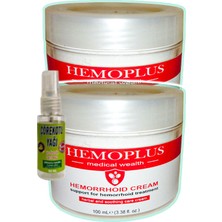 Kap Kaç Hemoplus Krem 100 ml x 2 Adet + Çörek Otu Yağı 30 ml