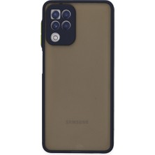 TeknoKapsül Galaxy A22 Kılıf Montreal Silikon Kapak - Lacivert