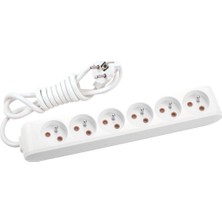 Kap Kaç Multi-Let Kablolu Grup Priz 6'' Lı 5 Metre