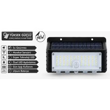 Renas Store 44 LED Güneş Enerjili Hareket Sensörlü LED Duvar Lambası PD672
