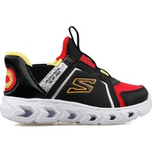 Skechers Lights Hypno 2.0-Brisk-Brights Kids Sneaker Lastik Bağcıklı Işıklı Günlük Çocuk Spor Ayakkabı Kırmızı-Siyah