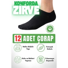 Gez Bros 12 Adet Pamuklu Kısa Erkek Çorap