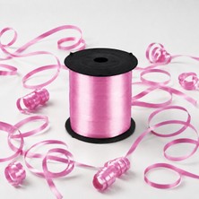 Alet Çantam Pembe Renkli Rafya Şerit Kurdele Rabant Balon Hediye Paketi Ipi Süsleme Şeridi 8mm x 200MT