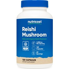 Nutricost Organic Reishi Mushroom 1,500 Mg 120 Capsules