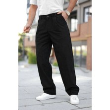 Defy Moda Erkek Kadife Baggy Pantolon