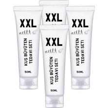 TeknoKapsül Kuş Büüyütücü Xxlcream Men Enlarger 4lü Adet x 50 ml Erkeklere Özel Boyut Kremi