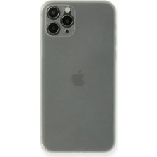 Renas Store Apple iPhone 11 Pro Max Kılıf Pp Ultra Ince Kapak - Beyaz