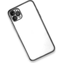 Renas Store Newface Iphone 11 Pro Kılıf Razer Lensli Silikon - Gümüş