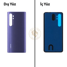 Arsking Xiaomi Mi Note 10 Lite Nebula Moru Arka Pil Kapağı Batarya Kapağı Lazer Kesim Back Cover