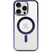 Kap Kaç iPhone 15 Pro Max Kılıf Erozi Magsafe Kapak - Lacivert