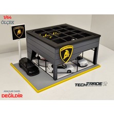 Tech Trade Lamborghini Diecast Showroom Garaj Diorama 1:64 Ölçek